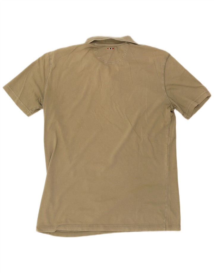 Camisa polo masculina Napapijri verde médio