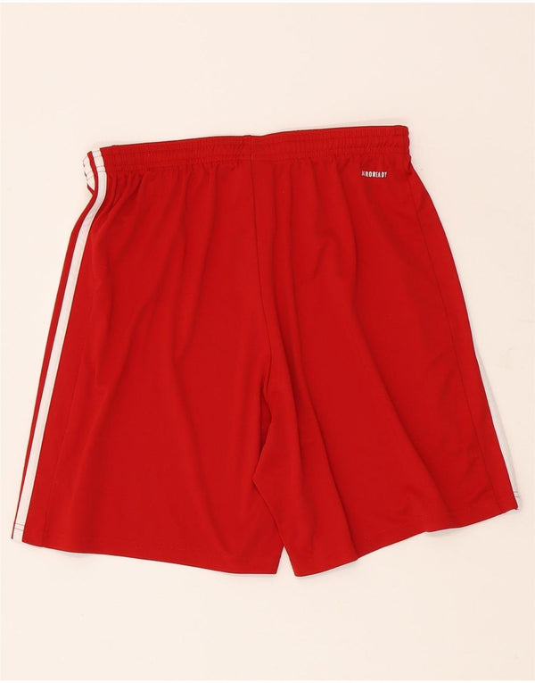 Adidas Mens Aeroready Sport Shorts Grande Poliéster Vermelho