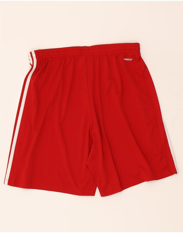 Adidas Mens Aeroready Sport Shorts Grande Poliéster Vermelho