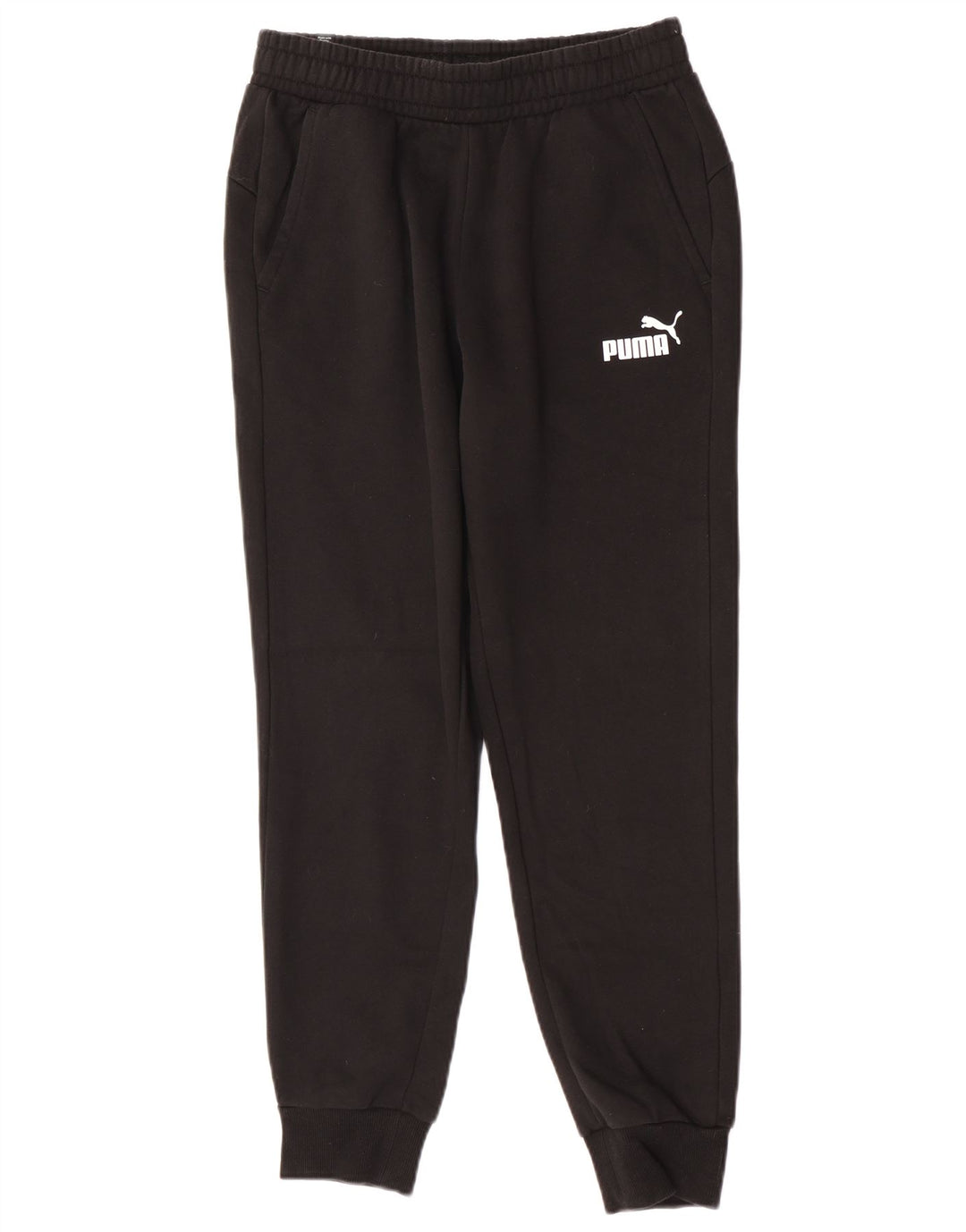 Calça de treino masculina Puma Joggers médio algodão preto