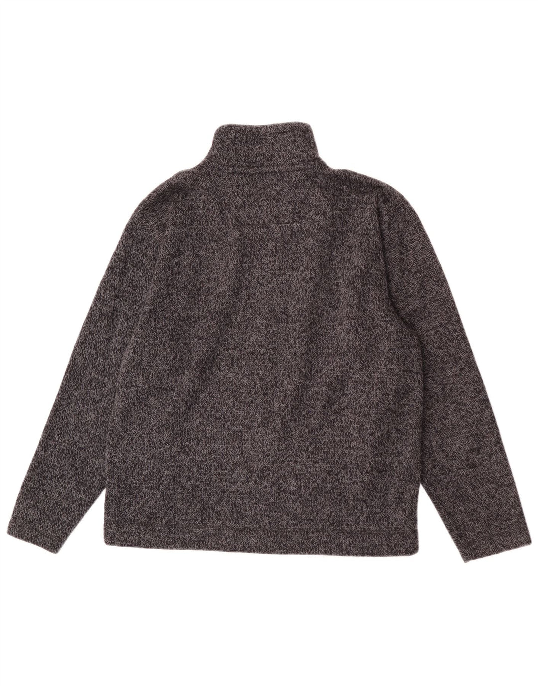 Jaqueta masculina de agasalho Marks & Spencer médio preto manchado de acrílico