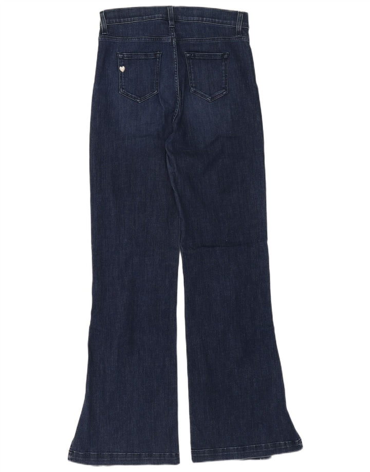 Jeans Twinset feminino com perna larga W28 L32 azul