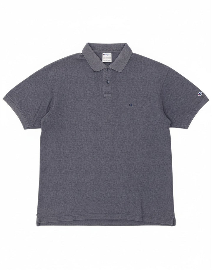 Camisa polo masculina CHAMPION XL algodão azul
