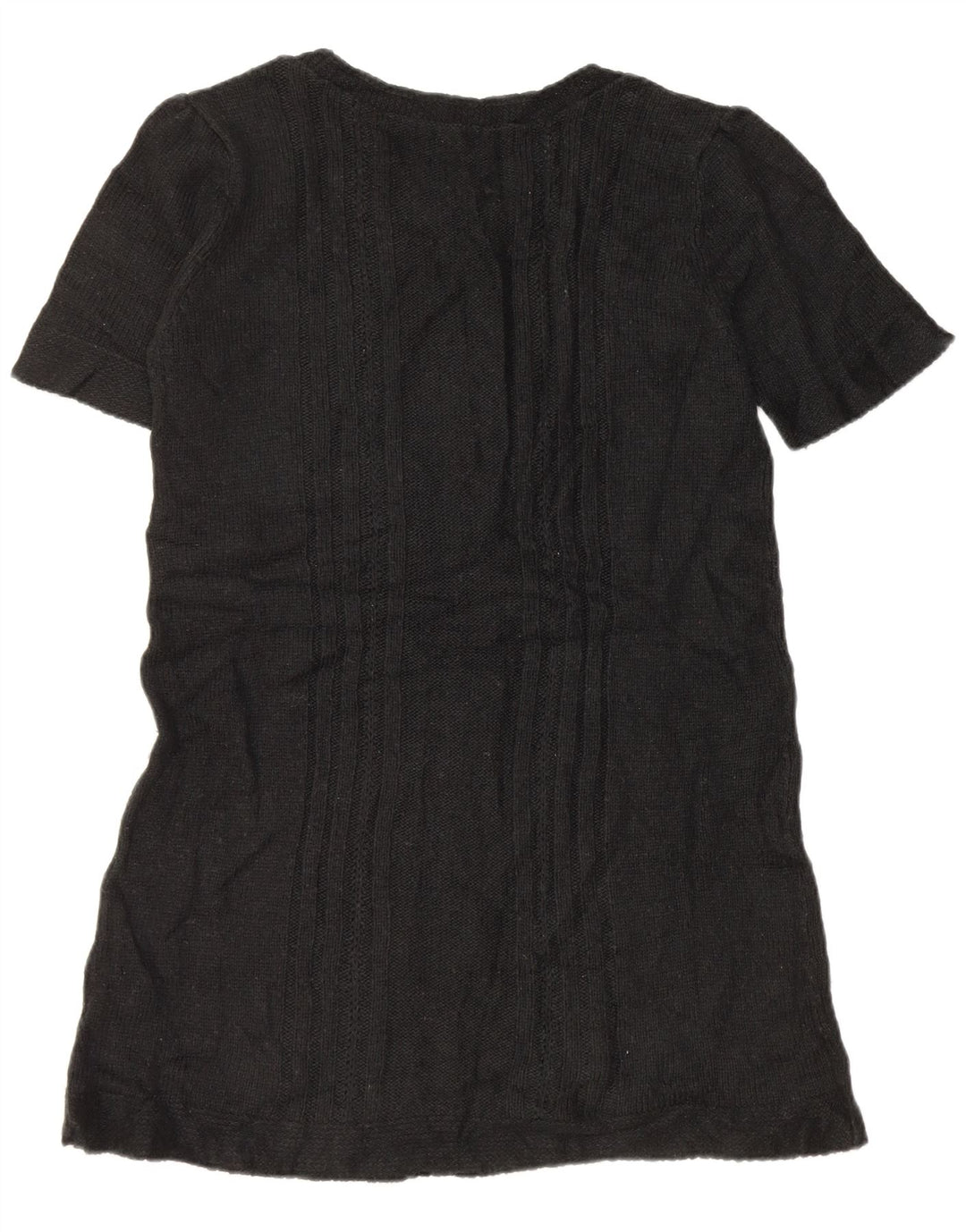Vestido jumper feminino Marks & Spencer Reino Unido 14 acrílico preto médio