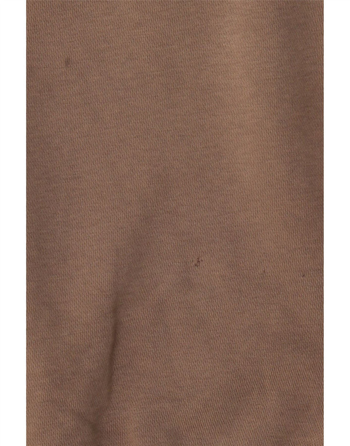 REEBOK Mens Loose Fit Moletom Jumper Médio Marrom