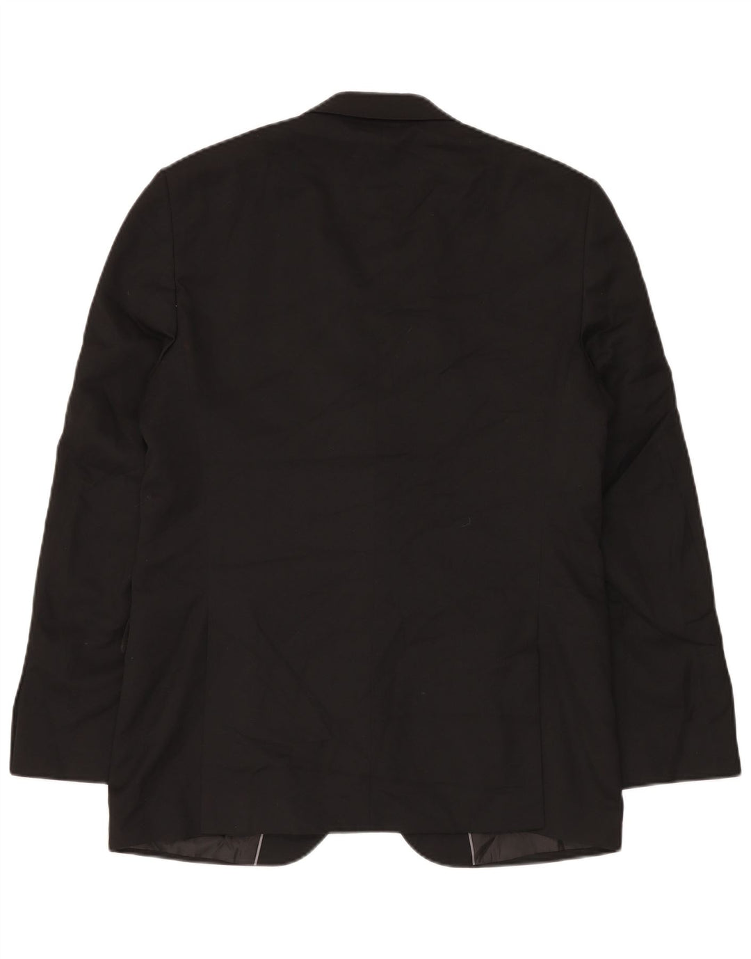 Jaqueta blazer masculina de ajuste regular com 2 botões da Marks & Spencer UE 50 grande preta