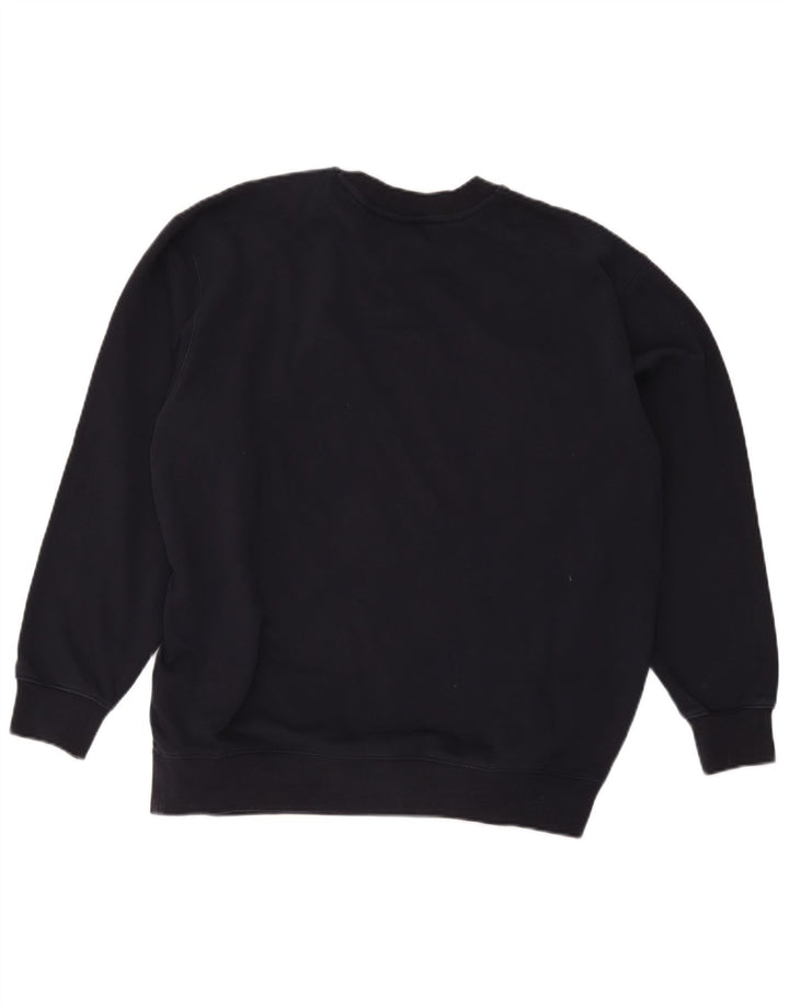 Gant moletom masculino gráfico jumper médio azul marinho algodão