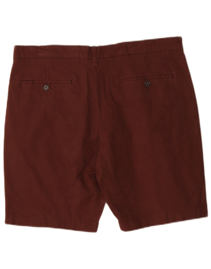 Shorts Chino Masculino Marks & Spencer W36 Grande Algodão Marrom