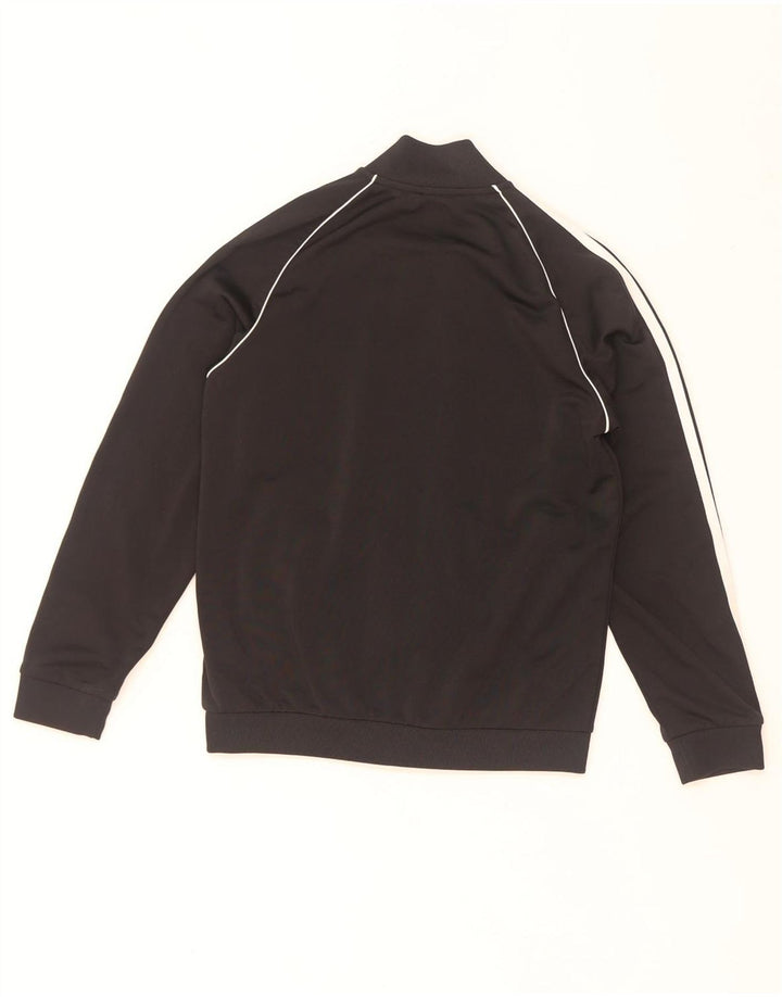 Casaco de treino Adidas Boys 10-11 anos preto poliéster