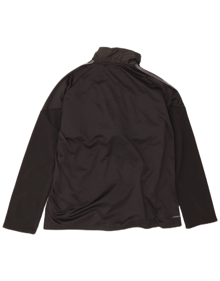 Jaqueta Adidas Masculina Aeroready Zip Neck Treino XL Preto Poliéster
