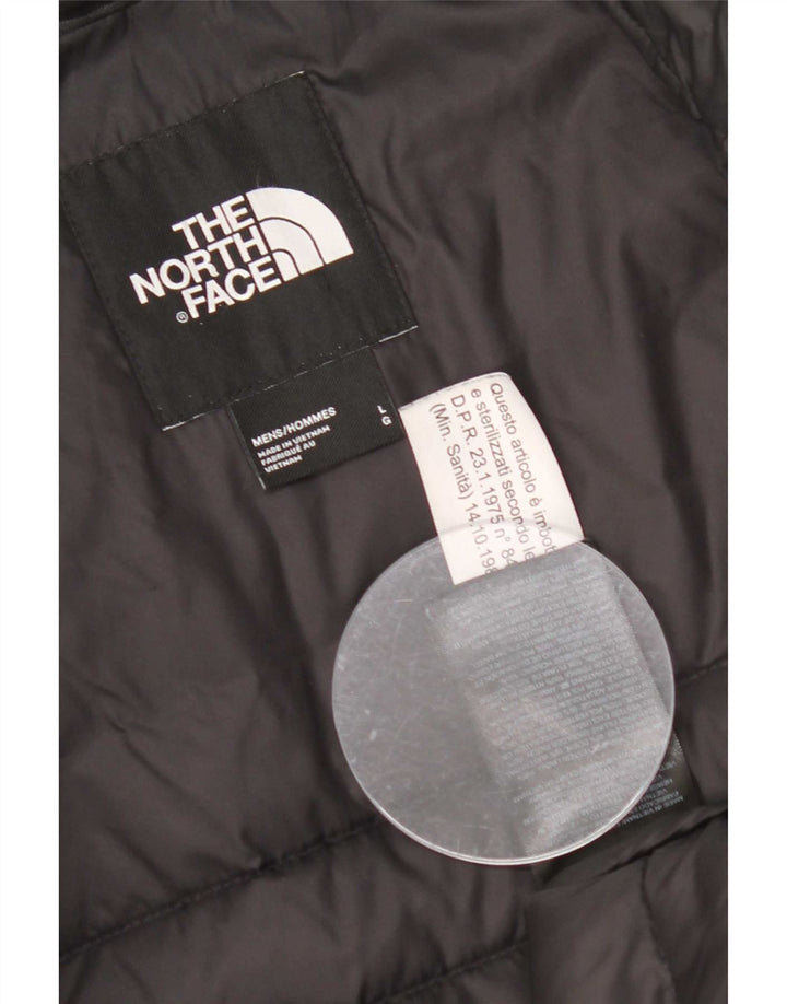 Jaqueta acolchoada masculina The North Face UK 40 grande poliéster preto