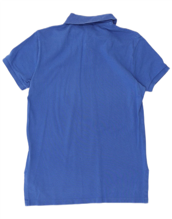 Polo Ralph Lauren Mens Custom Fit Polo Pequeno Algodão Azul