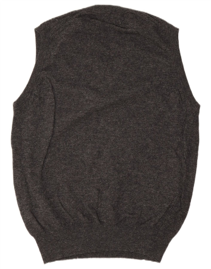 Commander Mens Vest Tank Top IT 52 Grande Lã Cinza