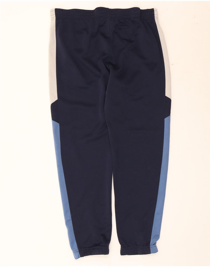 Calça de treino masculina Nike joggers pequeno azul marinho colorblock poliéster