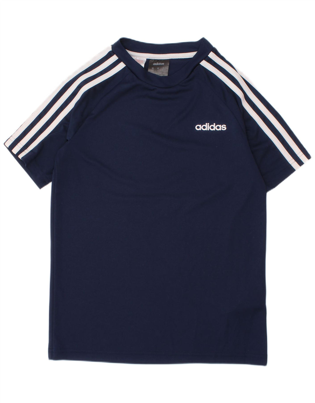 Camiseta ADIDAS Menino Climalite Top 9-10 Anos Azul Marinho Poliéster