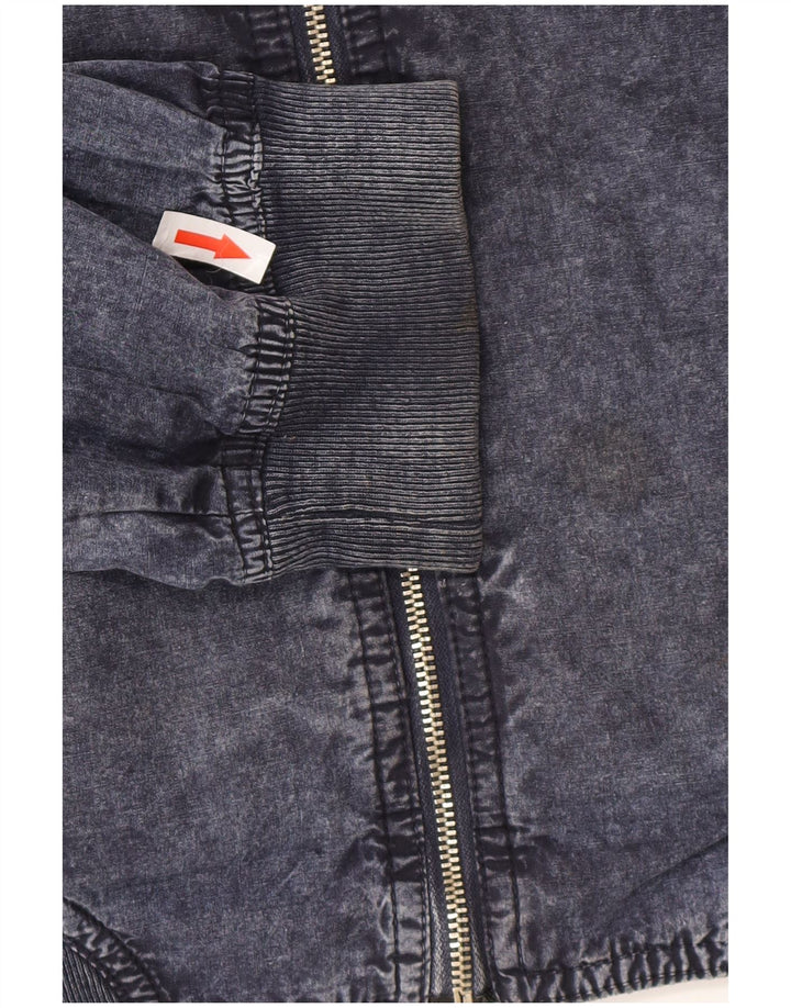 Jaqueta jeans masculina Belfe & Belfe Reino Unido 44 2XL algodão azul marinho