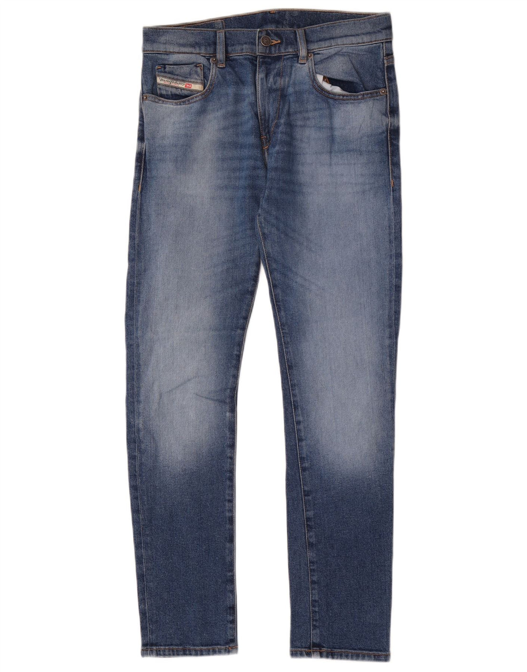 Jeans Slim Feminino Diesel W28 L30 Azul Algodão