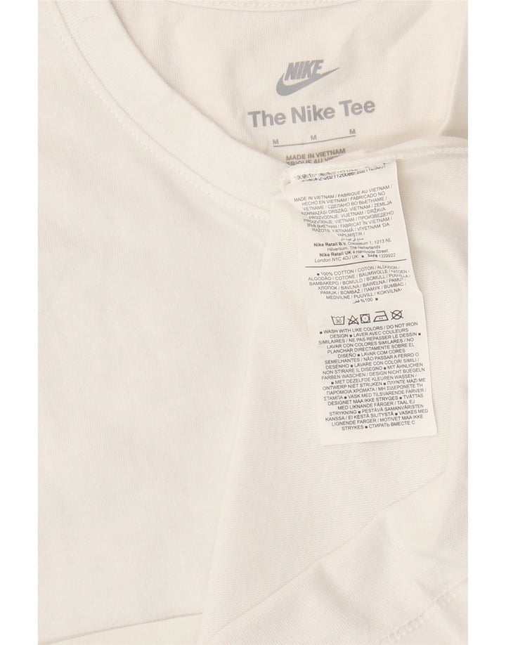 Camiseta masculina NIKE Top Médio Algodão Branco
