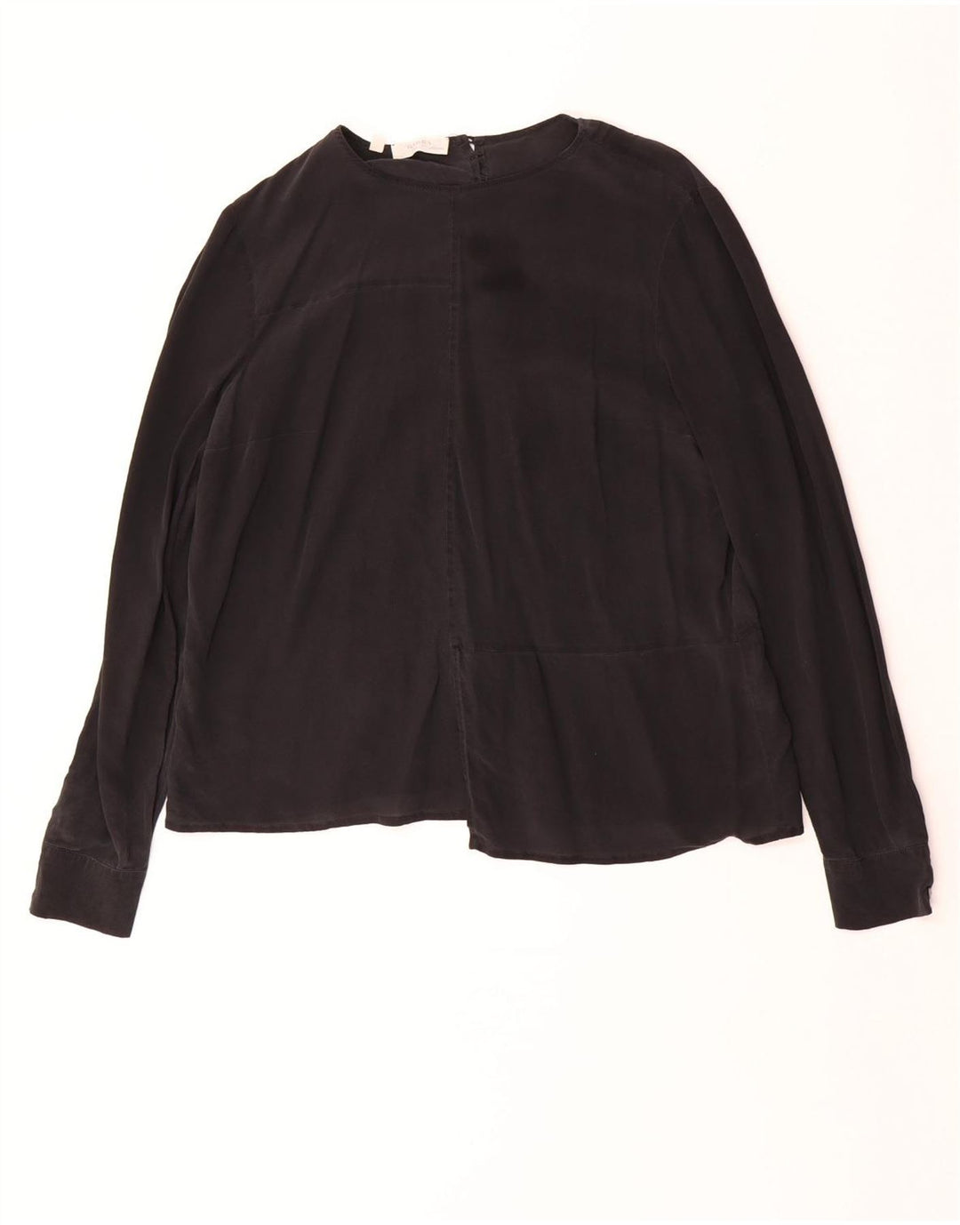 Blusa feminina de manga comprida BARBA Top IT 44 seda cinza médio