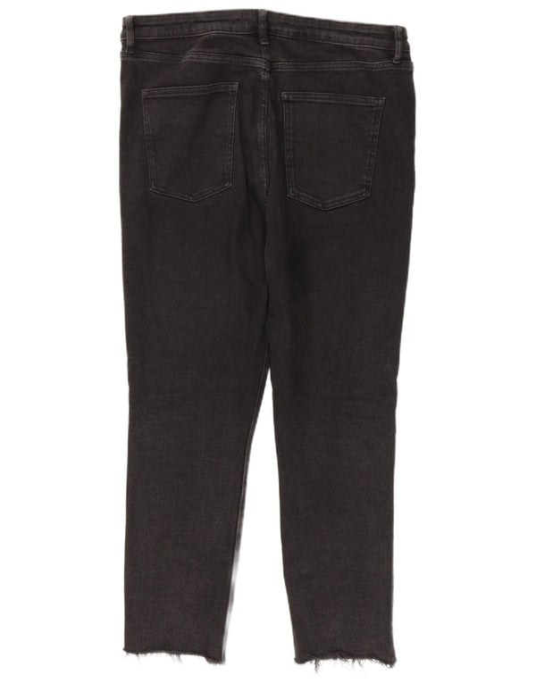 Calça jeans skinny feminina Zara EU 44 XL W34 L26 preta