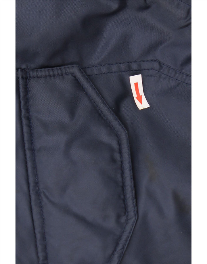 Jaqueta bomber masculina New Roads UK 44 2XL azul marinho poliamida