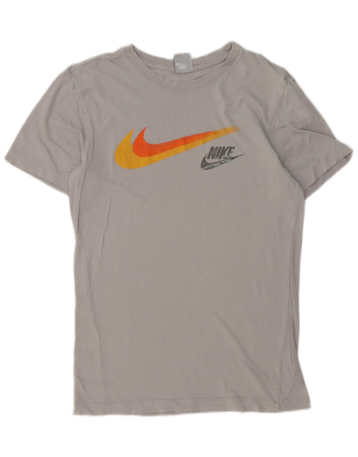 Camiseta Nike masculina gráfica Top XS algodão cinza