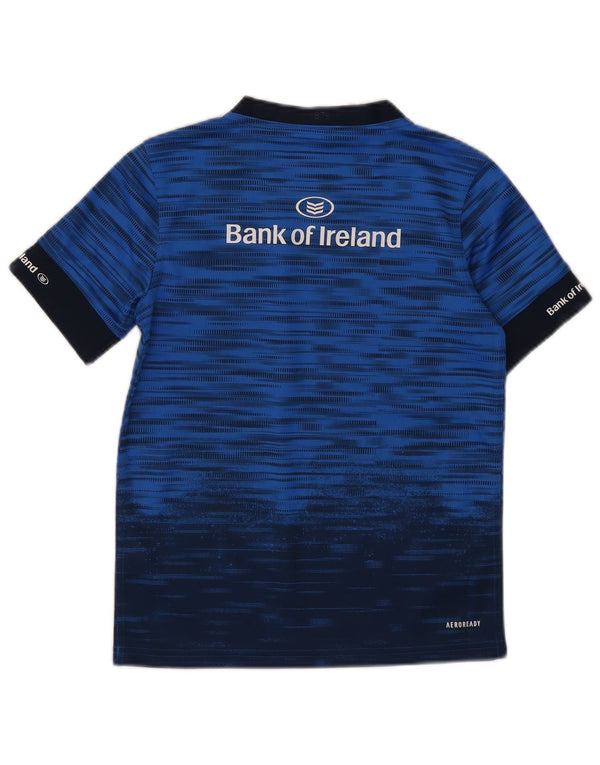 Camiseta Adidas Boys Leinster Rugby Graphic Top 11-12 Anos Azul Colorblock