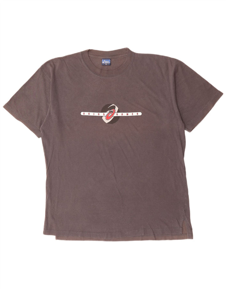 Camiseta Asics Masculina Graphic Top XL Cinza Algodão