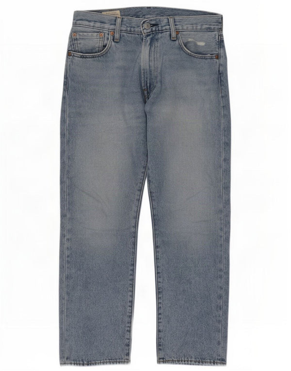 Calça jeans feminina Levi's 551 Loose Fit Straight W29 L26 Azul Algodão
