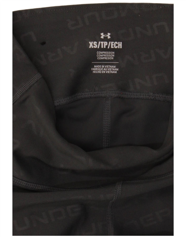 Under Armour Womens Compression Graphic Leggings Reino Unido 6 XS Cinza