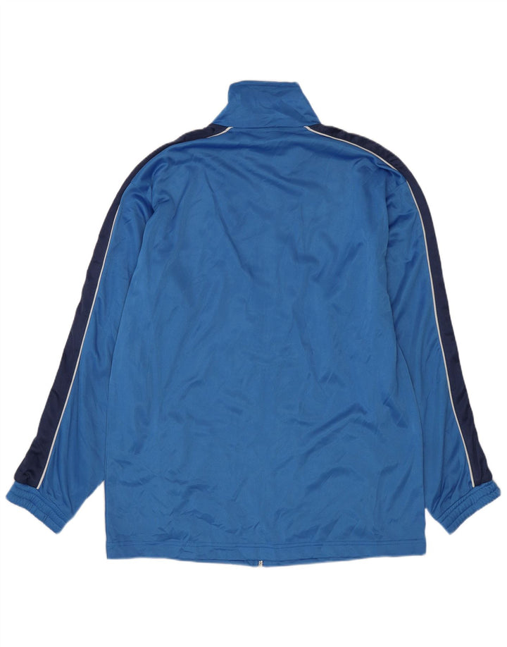 Reebok Mens Tracksuit Top Jacket Médio Azul Colorblock Poliéster