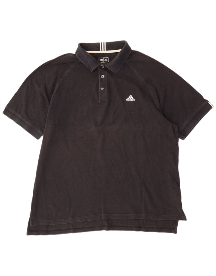 Camisa Polo Masculina Adidas XL Algodão Preto