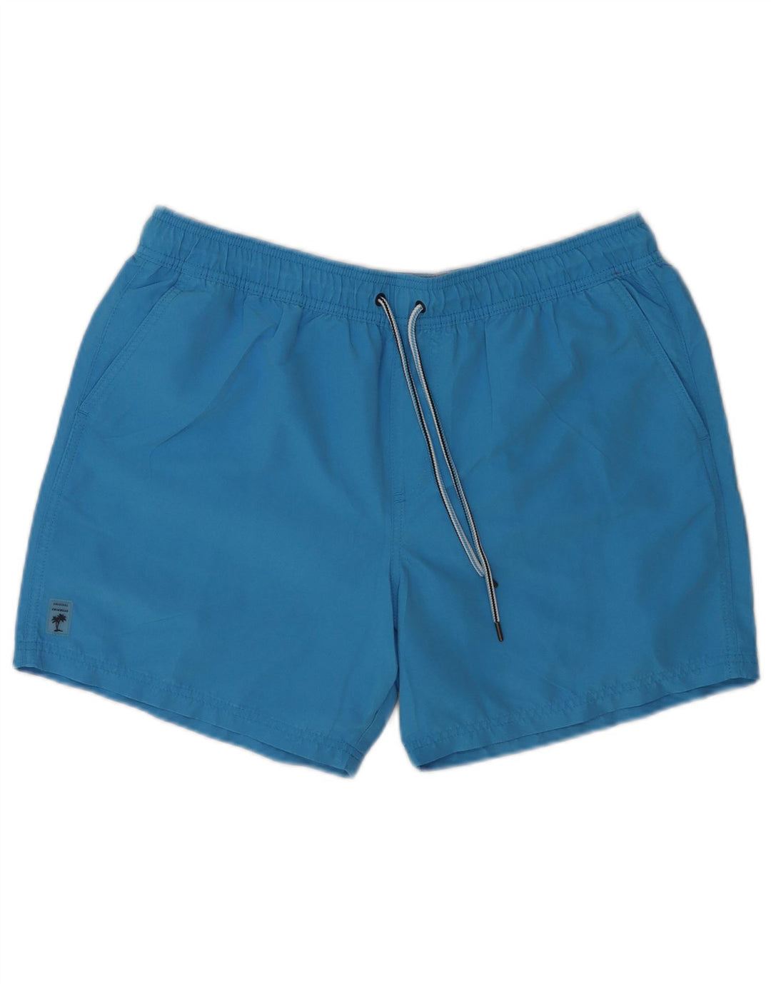 Shorts de natação masculino Marks & Spencer regular grande poliéster azul