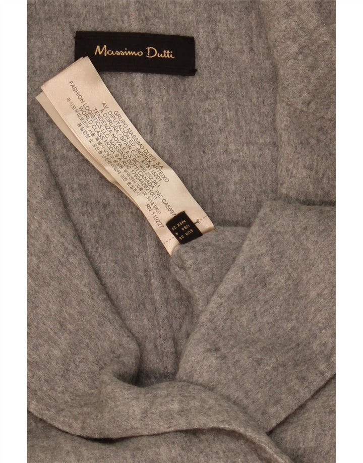 Jaqueta blazer feminina Massimo Dutti com peito duplo grande EU 36 XS cinza