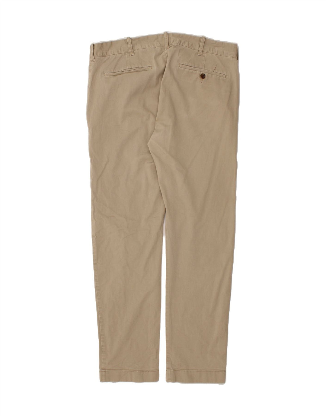 J. CREW Mens Flex Driggs Slim Chino Trousers W35 L32 Beige Cotton Vintage J. Crew and Second-Hand J. Crew from Messina Hembry 