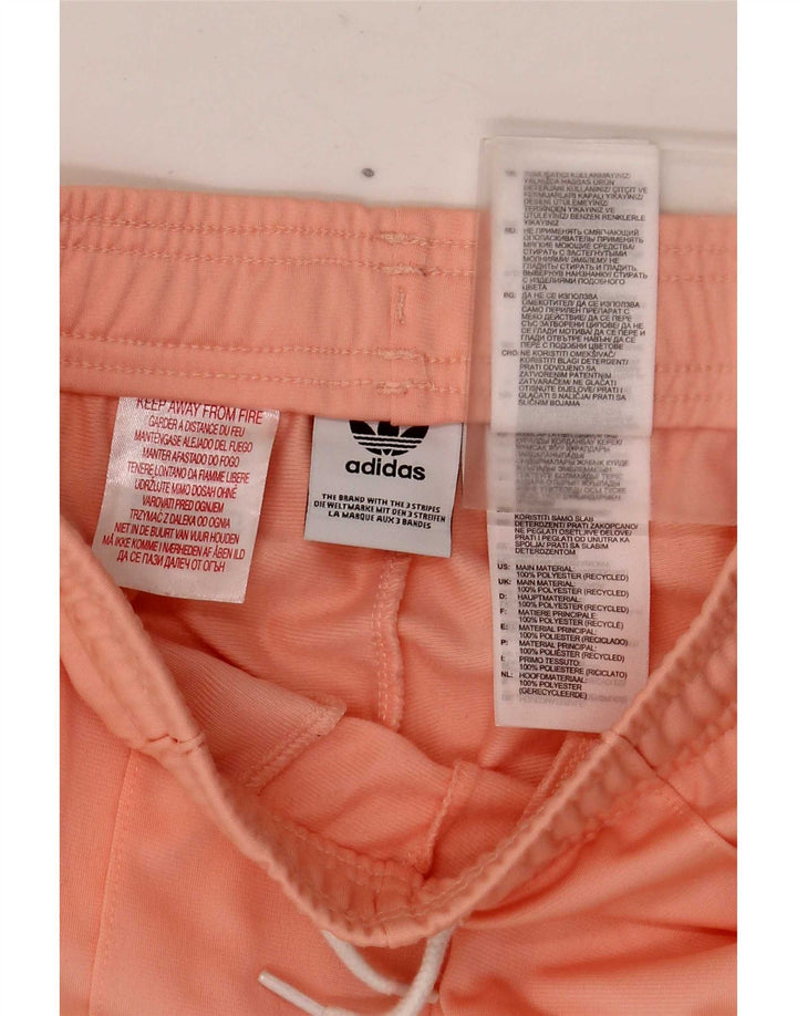 Calças de treino Adidas meninas 11-12 anos poliéster rosa