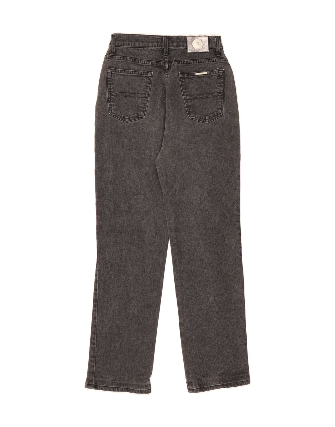 TRUSSARDI Womens Straight Jeans W26 L26  Grey Cotton Vintage Trussardi and Second-Hand Trussardi from Messina Hembry 