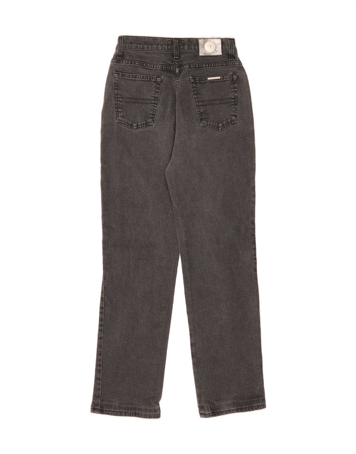 TRUSSARDI Womens Straight Jeans W26 L26  Grey Cotton Vintage Trussardi and Second-Hand Trussardi from Messina Hembry 