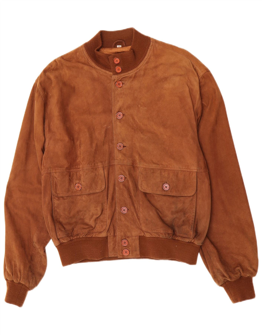 Jaqueta bomber masculina vintage de camurça IT 50 camurça marrom grande