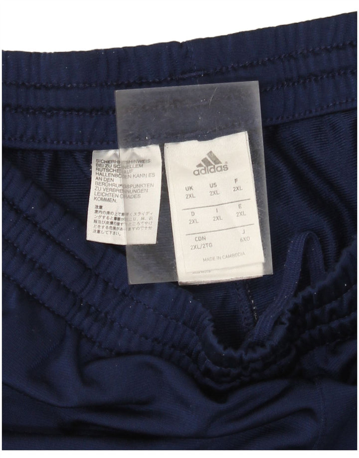 Calça de treino masculina Adidas Joggers 2XL azul marinho poliéster