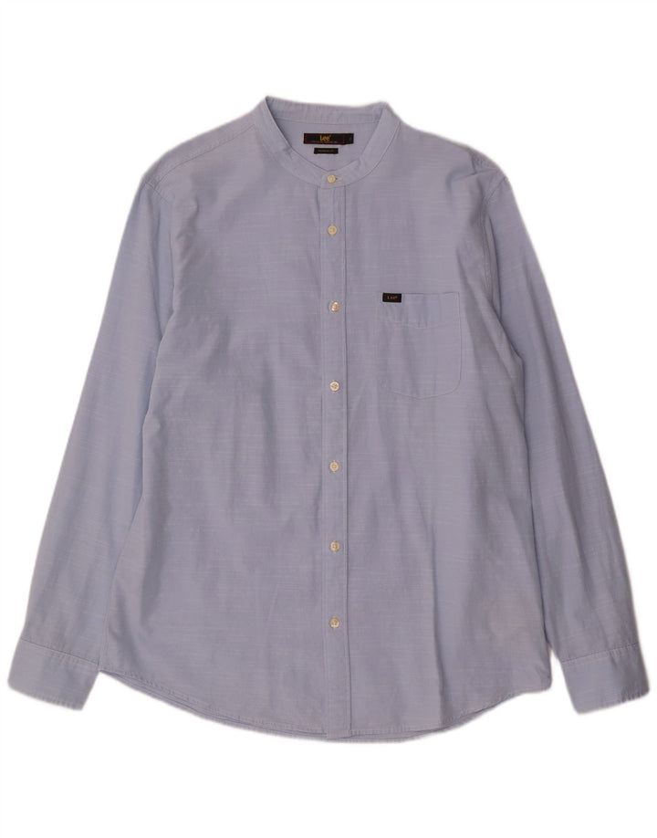 Camisa masculina Lee Regular Fit XL algodão azul