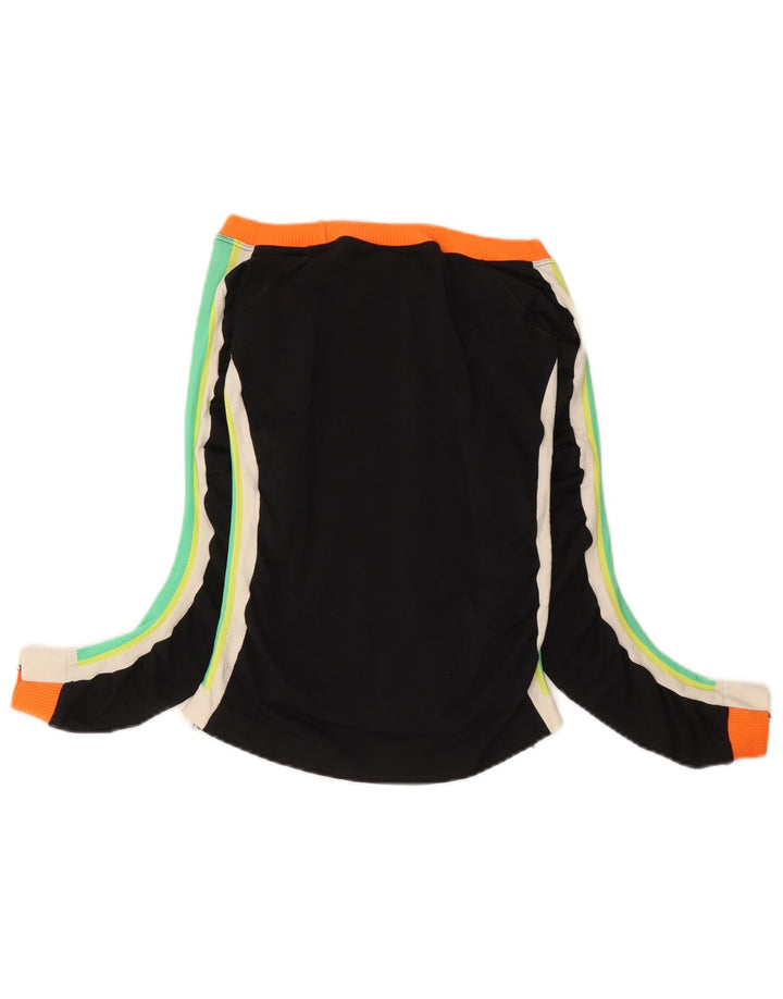 Top feminino sem ombro UK 12 bloco colorido preto médio da Max & Co.