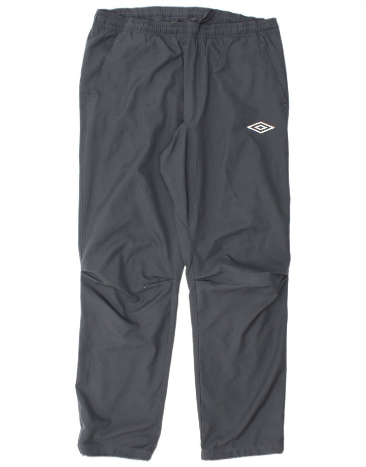 Calça de treino masculina UMBRO poliéster cinza médio