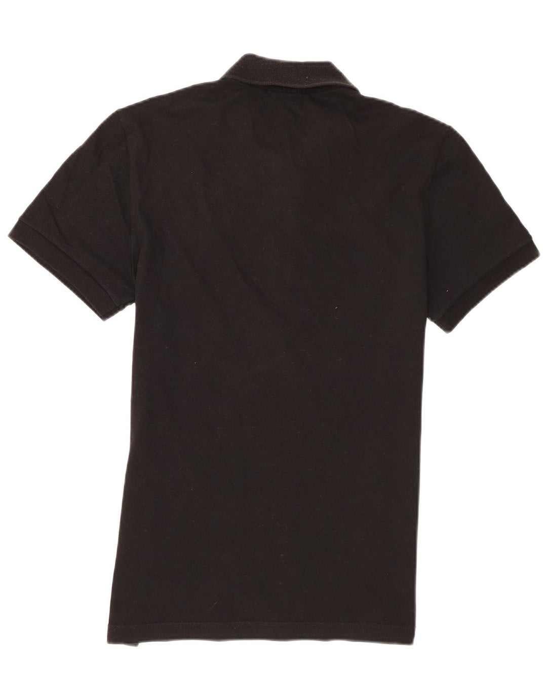 Camisa polo masculina Lacoste tamanho 4 médio algodão preto