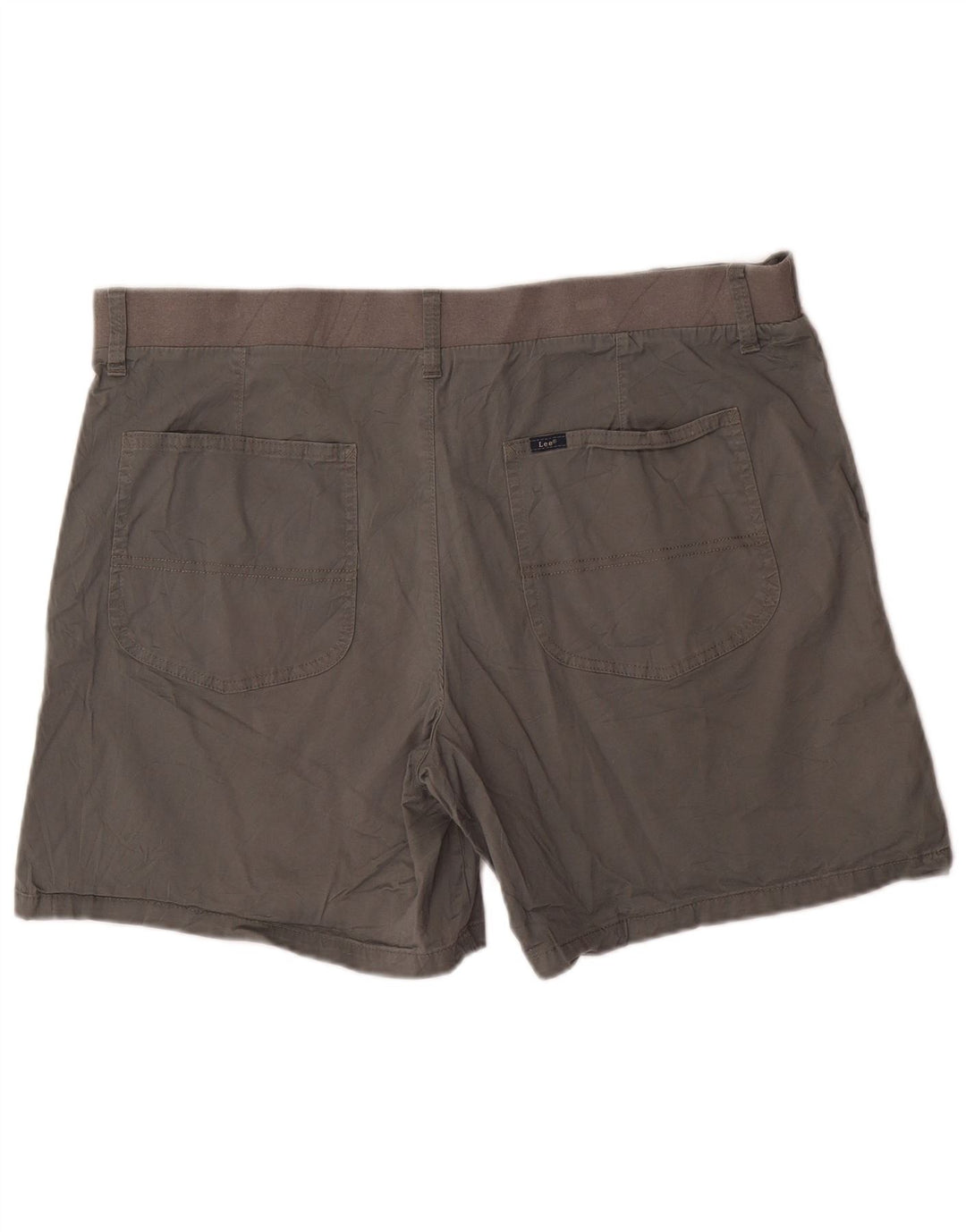 LEE Shorts Chino Feminino US 20 3XL W40 Algodão Cinza