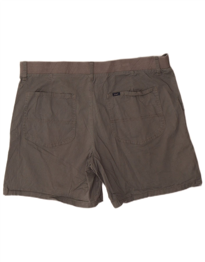LEE Shorts Chino Feminino US 20 3XL W40 Algodão Cinza