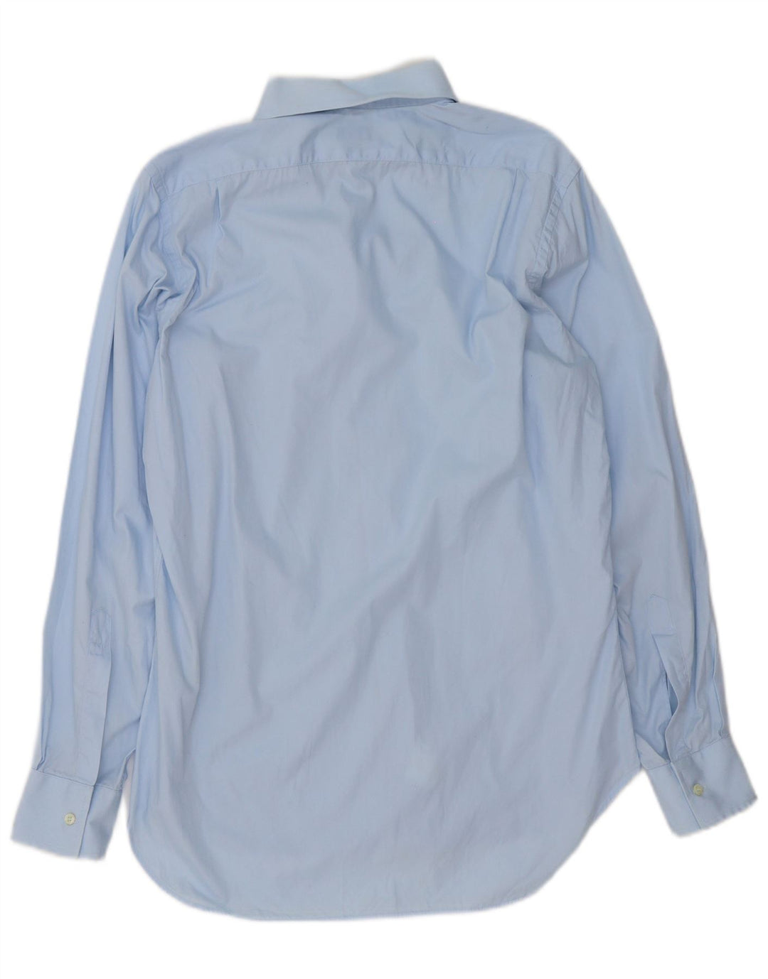 Camisa masculina Dolce & Gabbana tamanho 39 15 1/2 algodão azul médio
