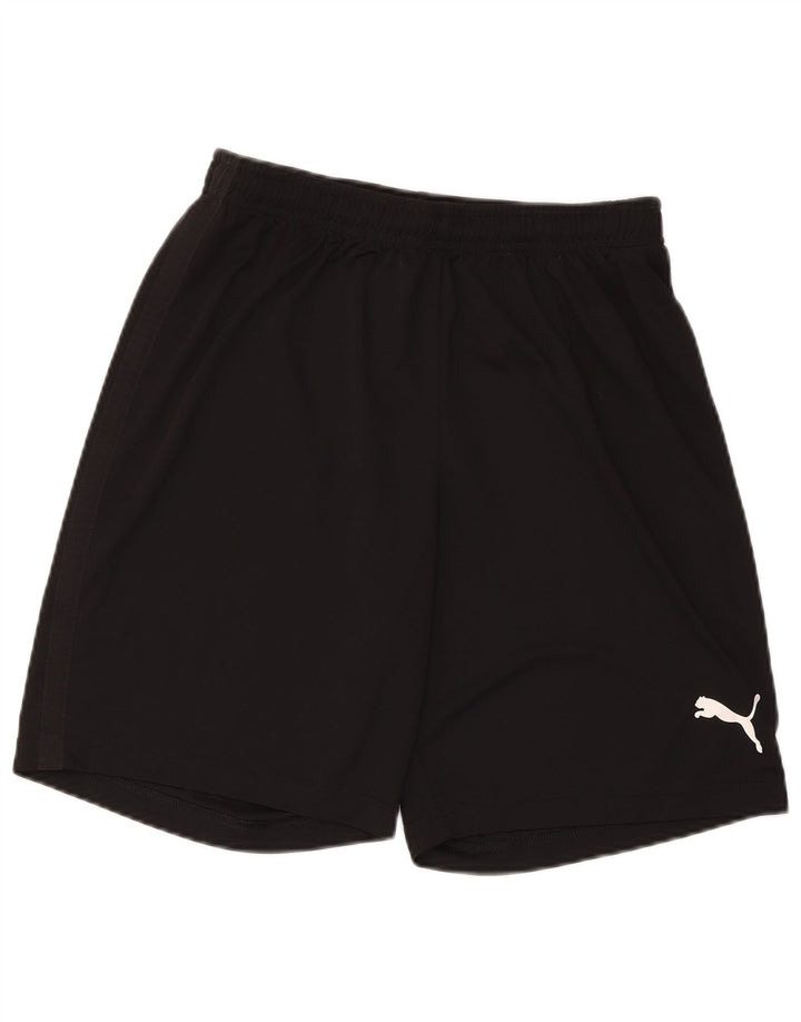Shorts esportivos masculinos Puma pequenos pretos
