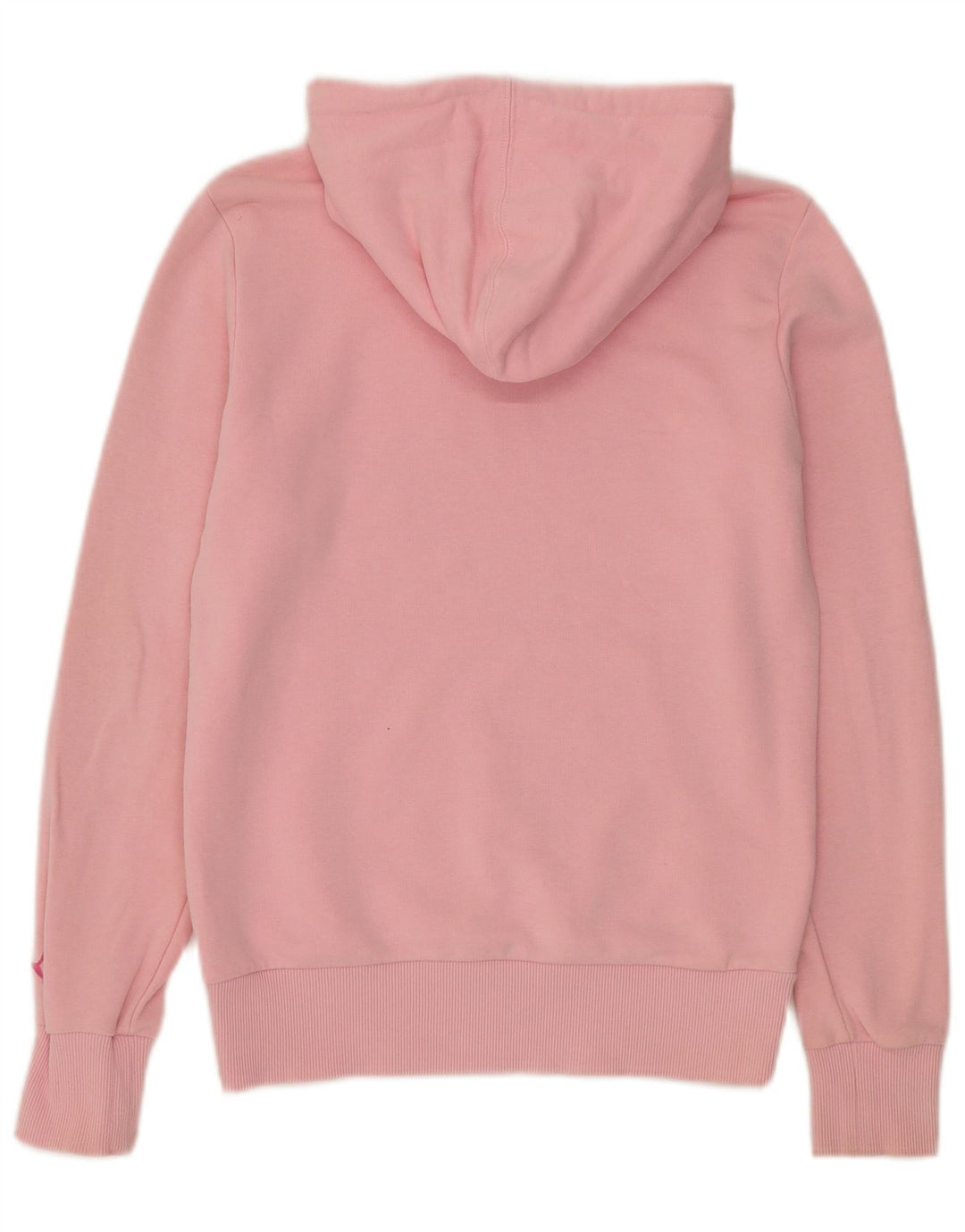 Puma feminino gráfico moletom com capuz UK 12 médio rosa