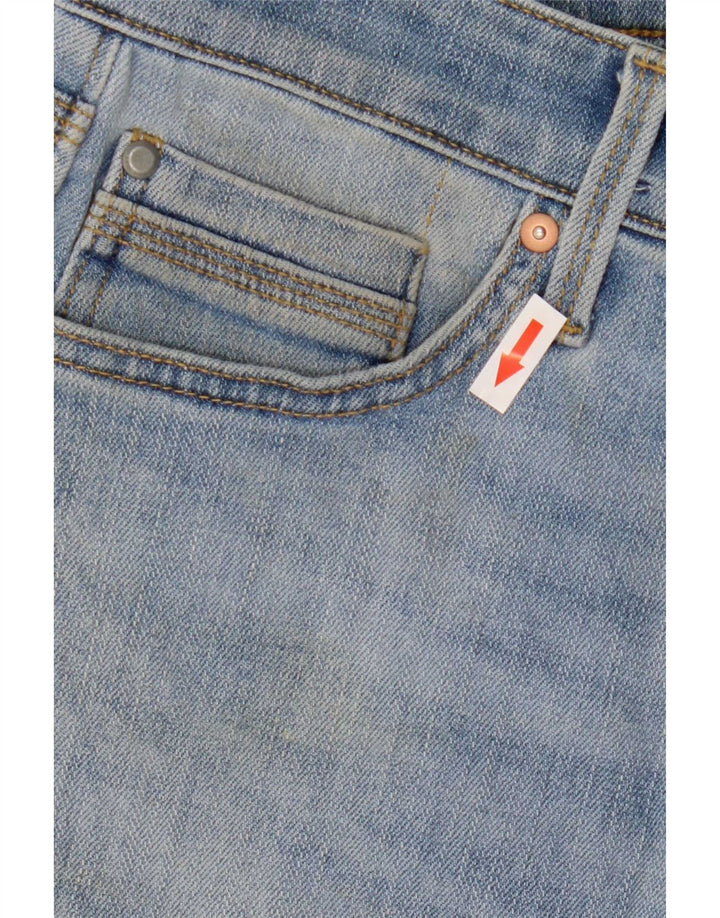 Shorts jeans masculino Jack & Jones pequeno W29 algodão azul